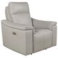 Elran Furniture Kayce Leather Power Recliner in Verona Gray, , large
