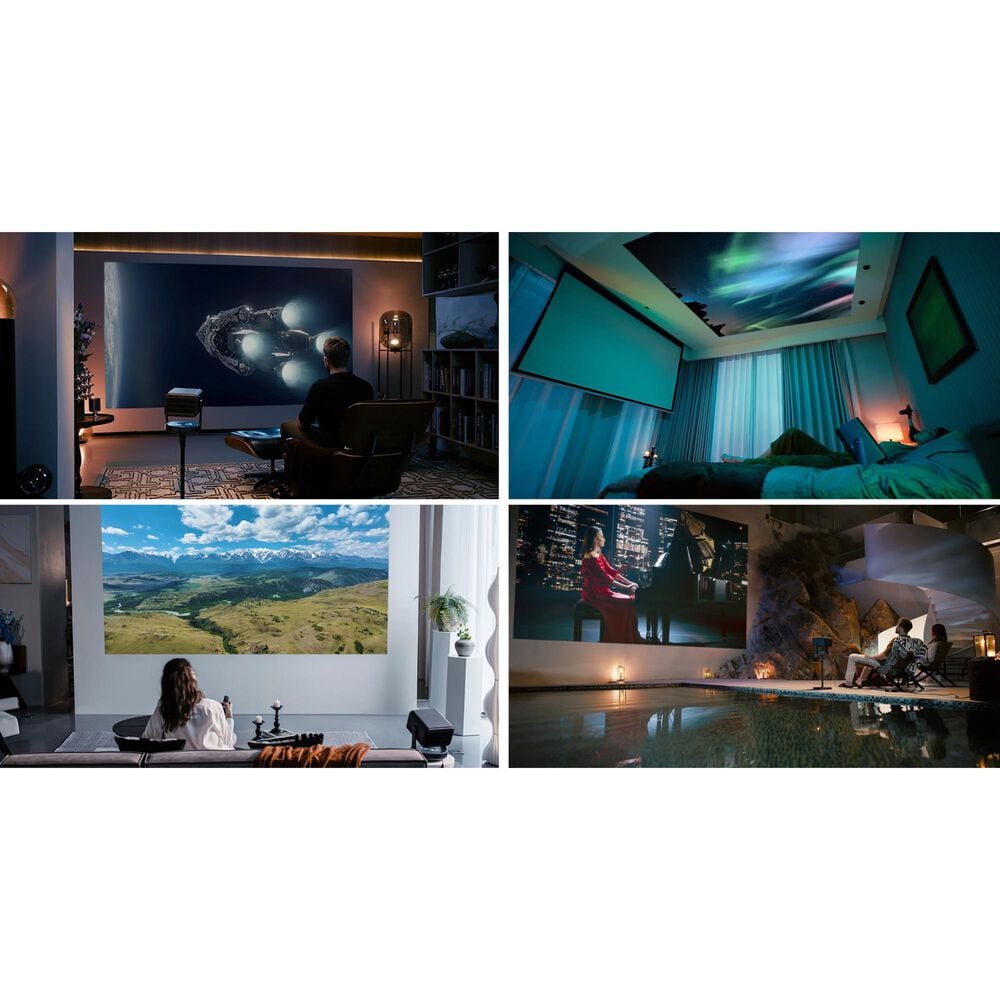 Hisense C2 Ultra Triple Laser Smart Mini Projector in Silver, , large
