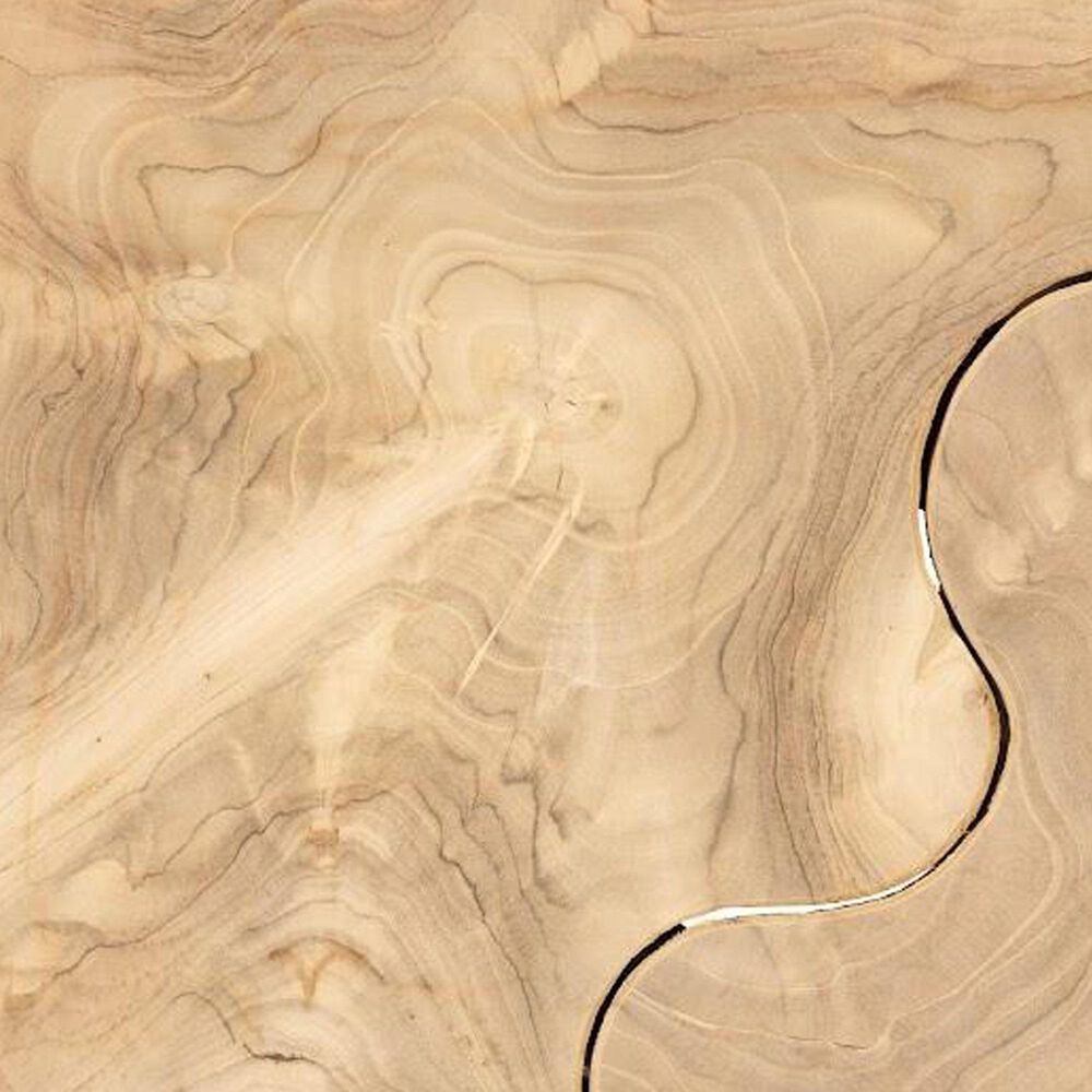 TimberHaus Teak Slice Large Square Pedestal in Bleached Teak, , large