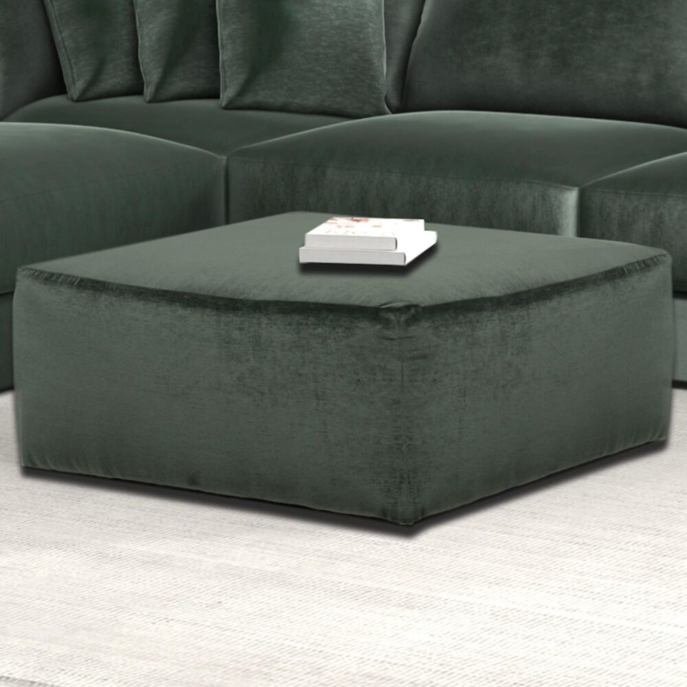 Hartsfield Remington Cocktail Ottoman in Pine, , large