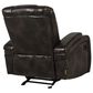 Oxford Furniture Manual Glider Recliner in Bolero Coffee, , large
