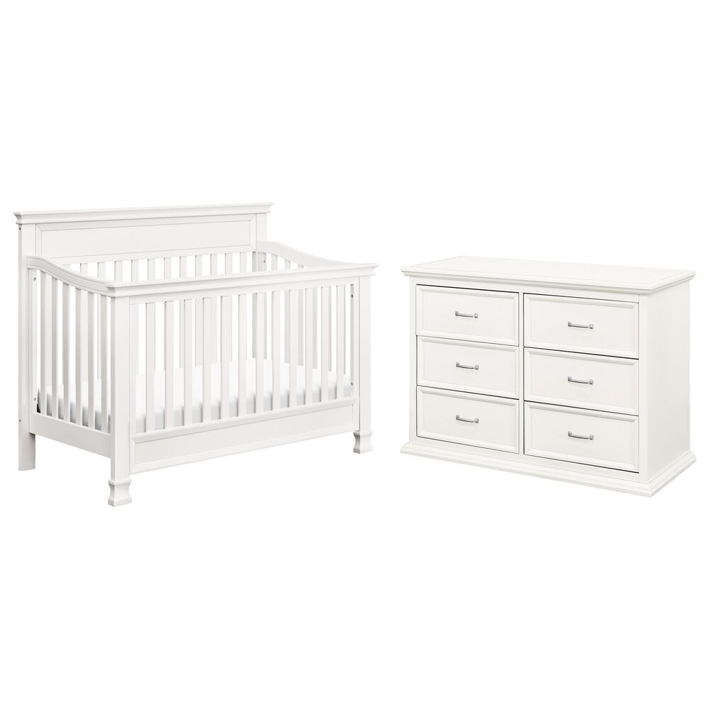 New Haus Foothill Crib and Dresser in Warm White, , large