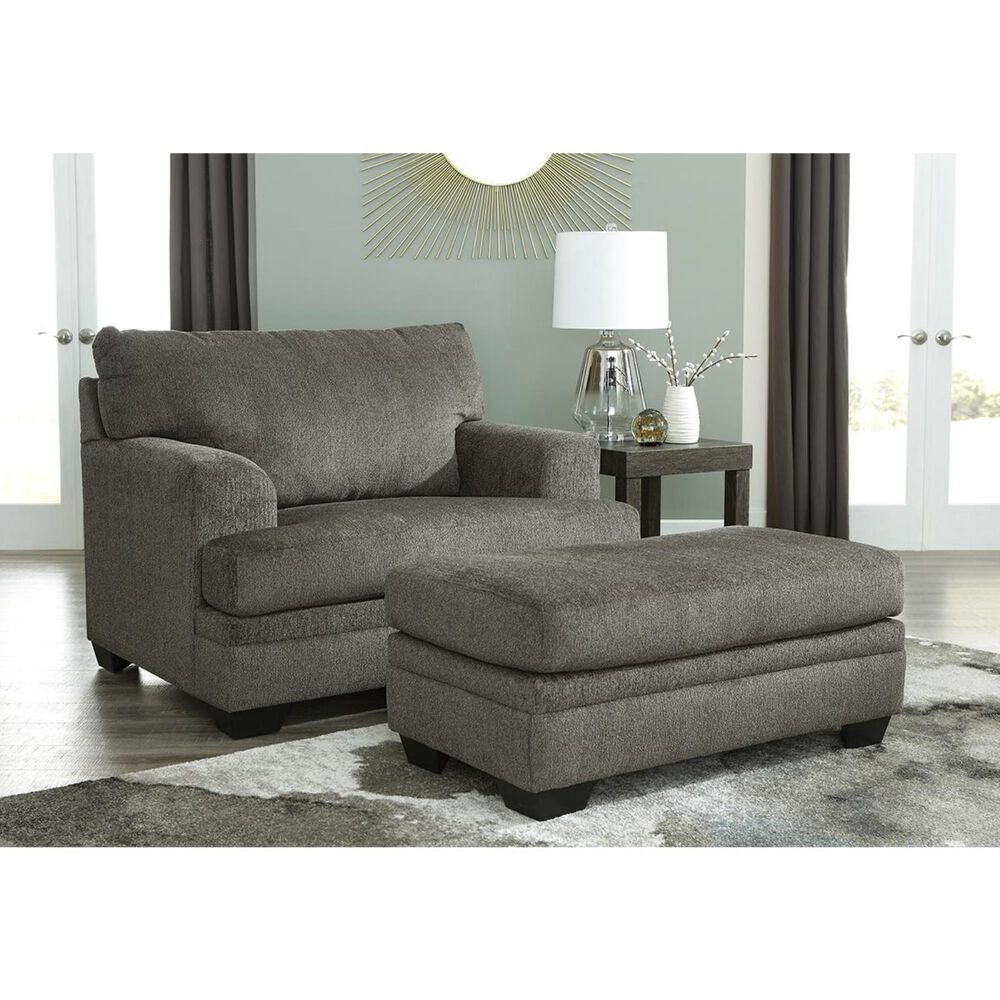 Signature Design by Ashley Dorsten Ottoman in Slate, , large
