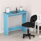 HOMLUX Modern Computer Desk in Light Blue and White, , large