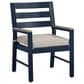 Ashley East Beach 7-Piece Patio Rectangular Dining Set in Navy Blue and Driftwood, , large