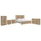 Ashley Brozmont King Platform Panel Bed with Dresser, Chest, and Two Nightstands, , large