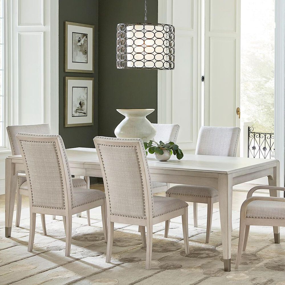 Chapel Hill Ashby Place Dining Table in White - Table Only, , large