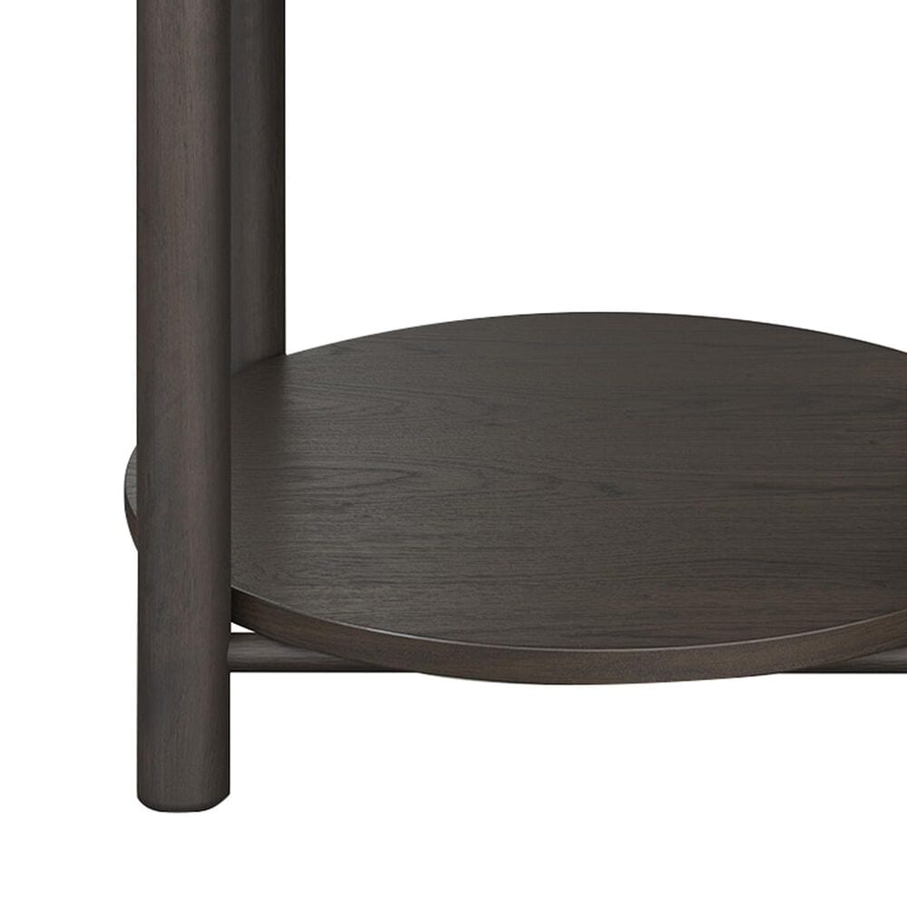 Nicolette Home Hadleigh Round End Table in Coffee Bean, , large