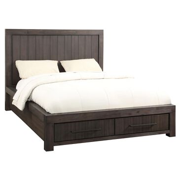Urban Home Heath King Storage Bed in Basalt Gray, , large