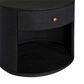 Four Hands Amelia Oval 1 Drawer Nightstand in Black, , large