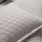 Triangle Home Fashions Ella Ruffle Lace 3-Piece King Quilt Set in Light Gray, , large