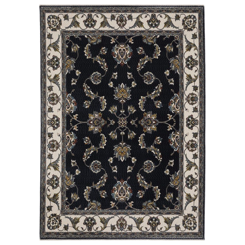 Oriental Weavers Vivian VI01B Blue 3'10" x 5'5" Area Rug, , large