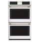 Cafe 30" Smart Double Electric Wall Oven with Convection in Matte White and Brushed Black, , large