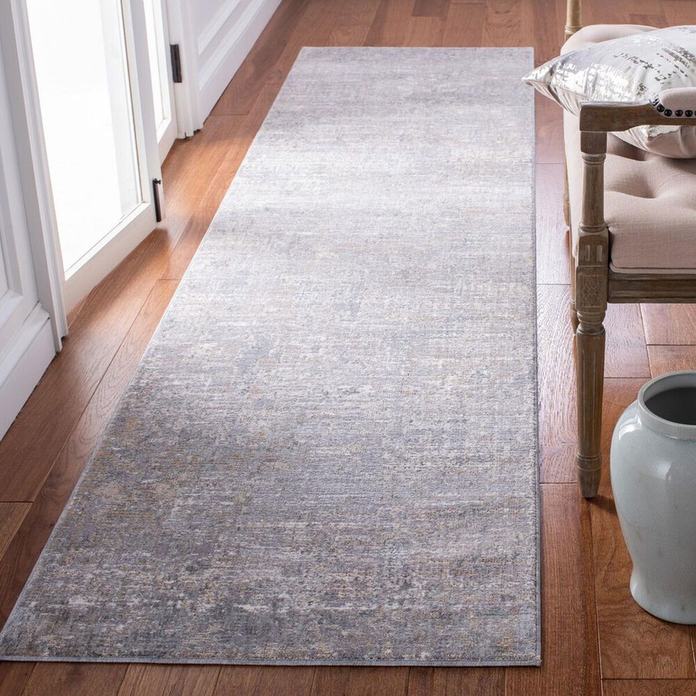 Safavieh Webster WBS330G 2&#39;6&quot; x 10&#39; Grey and Beige Runner, , large