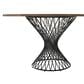 Blue River Cirque and Jackie 5-Piece Round Dining Set in Black and Walnut, , large