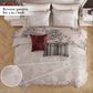 Bebejan 5-Piece King French Linen Comforter Set in Tan, , large