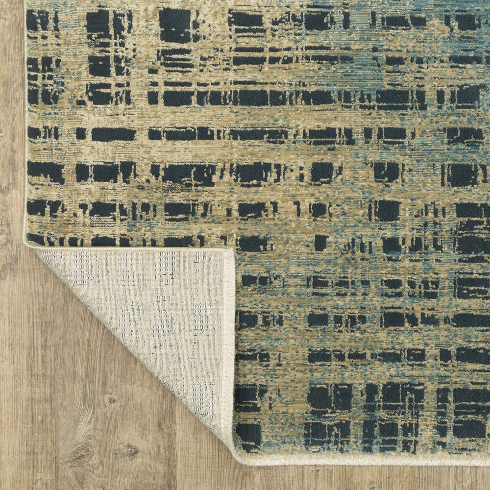 Oriental Weavers Reed RE07B 9&#39;10&quot; x 12&#39;10&quot; Beige and Blue Area Rug, , large