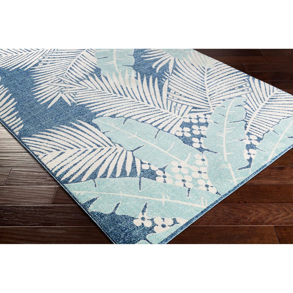 Surya Bodrum BDM-2324 6&#39; x 9&#39;11&quot; Blue, Aqua, Taupe and Beige Area Rug, , large