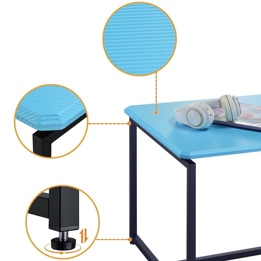HOMLUX 3-Piece Occasional Table Set in Blue, , large