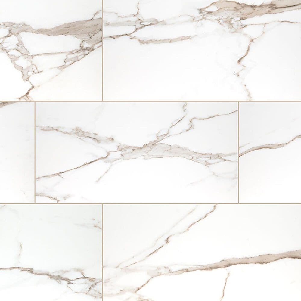 MS International Savoy Crema 12" x 24" Polished Porcelain Tile, , large