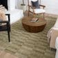 Karastan Broken Stripe 5" x 8" Moss Area Rug, , large