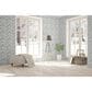 Dal-Tile Gamma Azure Blend 12"" X 12"" TRIANGLE Natural Stone Mosaic Sheet, , large