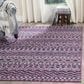 Safavieh Madison MAD606M 5"1" x 7"6" Fuchsia and Navy Area Rug, , large