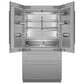 Thermador 23.1 Cu. Ft. 42" Built-in French Door Bottom Freezer Refrigerator with Masterpiece Handle in Stainless Steel, , large