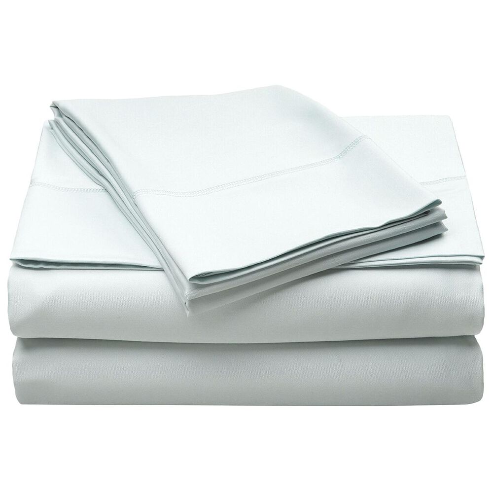 Caro Home Queen Bamboo Sheet Set in Sky, , large