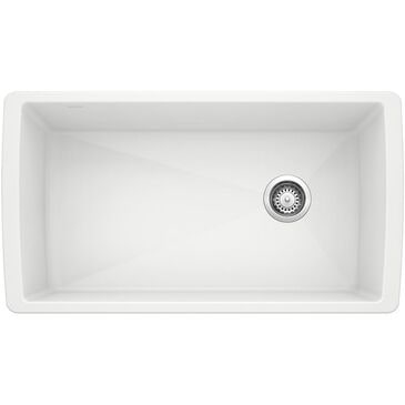 Blanco Diamond Super Single Bowl Kitchen Sinks in White, , large