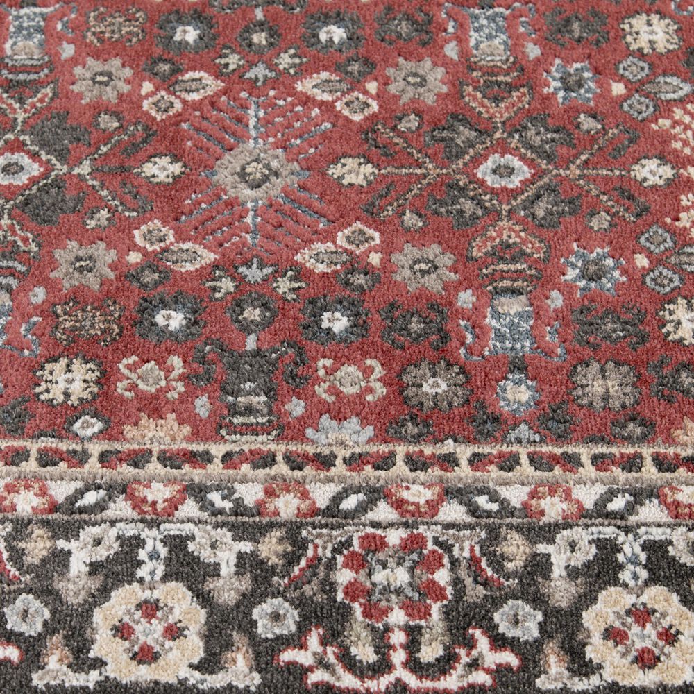 Central Oriental Heirloom Lucas Cinnabar and Abbey 7'10" x 9'10" Area Rug, , large
