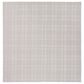 Safavieh Bermuda BMU802A 5" Square Ivory and Light Grey Indoor/Outdoor Area Performance Rug, , large