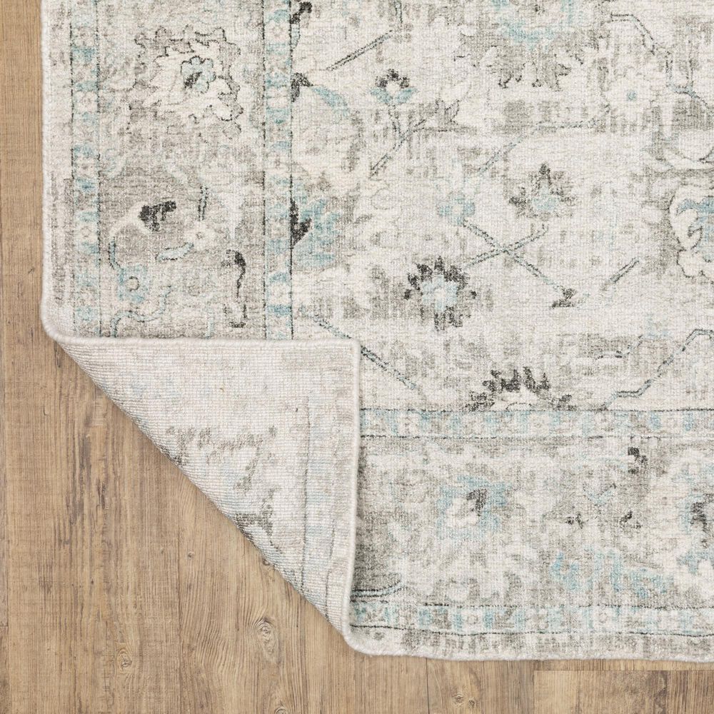 Oriental Weavers Windham WIN04 Ivory and Blue 9&#39; x 12&#39; Area Rug, , large