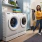 GE Appliances 7.8 Cu. Ft. Smart Front Load Electric Dryer in White, , large