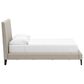 Ashley Cielden Full Upholstered Bed and Nightstand in Tan, , large