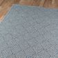 Momeni Como COM-3 4" x 6" Blue Area Performance Rug, , large