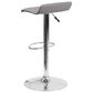 Flash Furniture Adjustable Height Barstool in Gray, , large