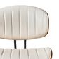 HOMLUX Ergonomic Swivel Office Chair with Vertical Channel-Tufted Cushion in White, , large