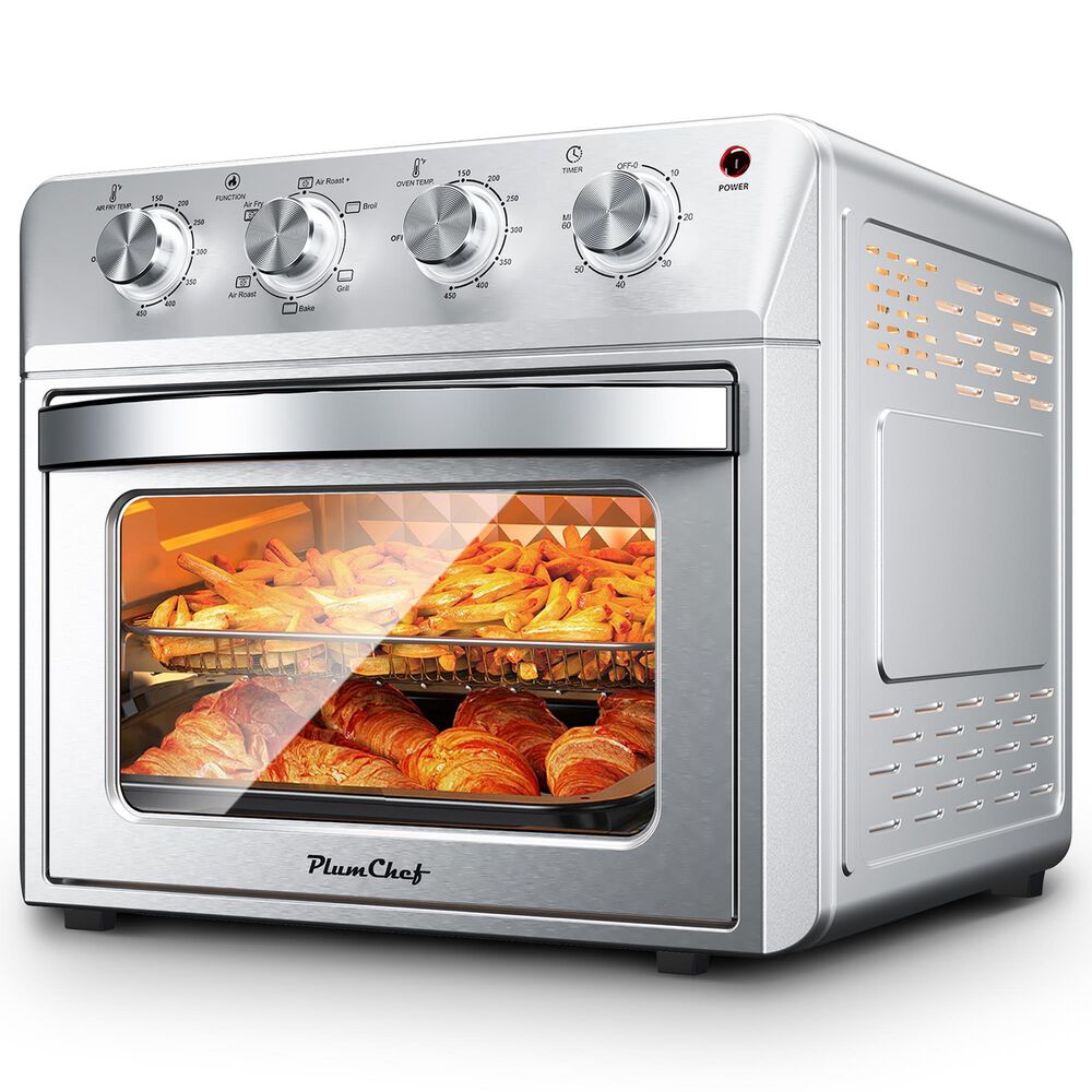 HOMLUX 27.5 Qt Air Fryer Oven in Silver, , large