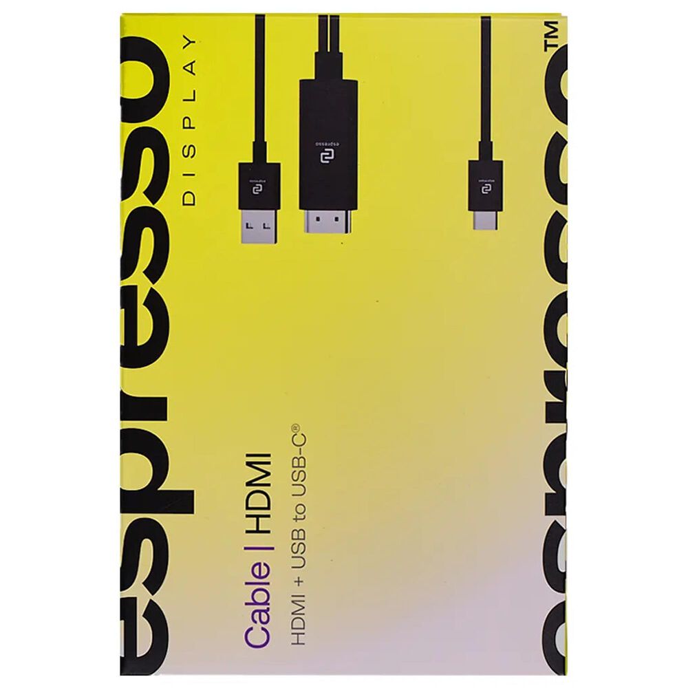 espresso Adapter HDMI/USB Type-A USB Type-C in Black, , large