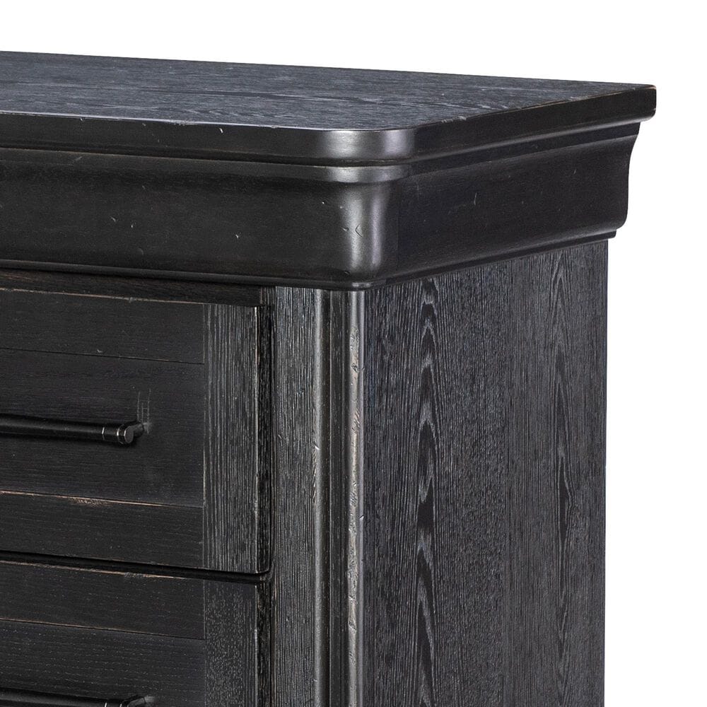 Legacy Classic Vintage Market 2-Drawer Nightstand in Kettle Black with AC Outlets and USB Ports, , large