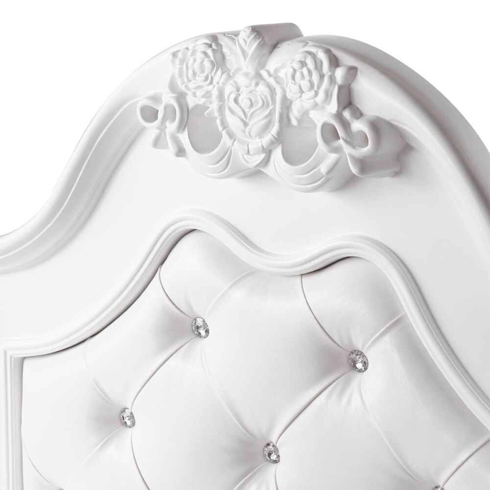 Mayberry Hill Alana 5-Piece Full Bedroom Set in White Lacquer, , large