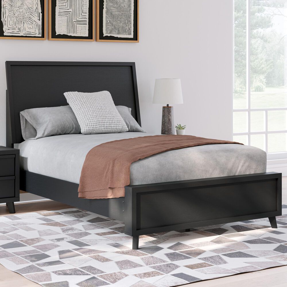 Ashley Danziar Full Panel Bed in Black, , large
