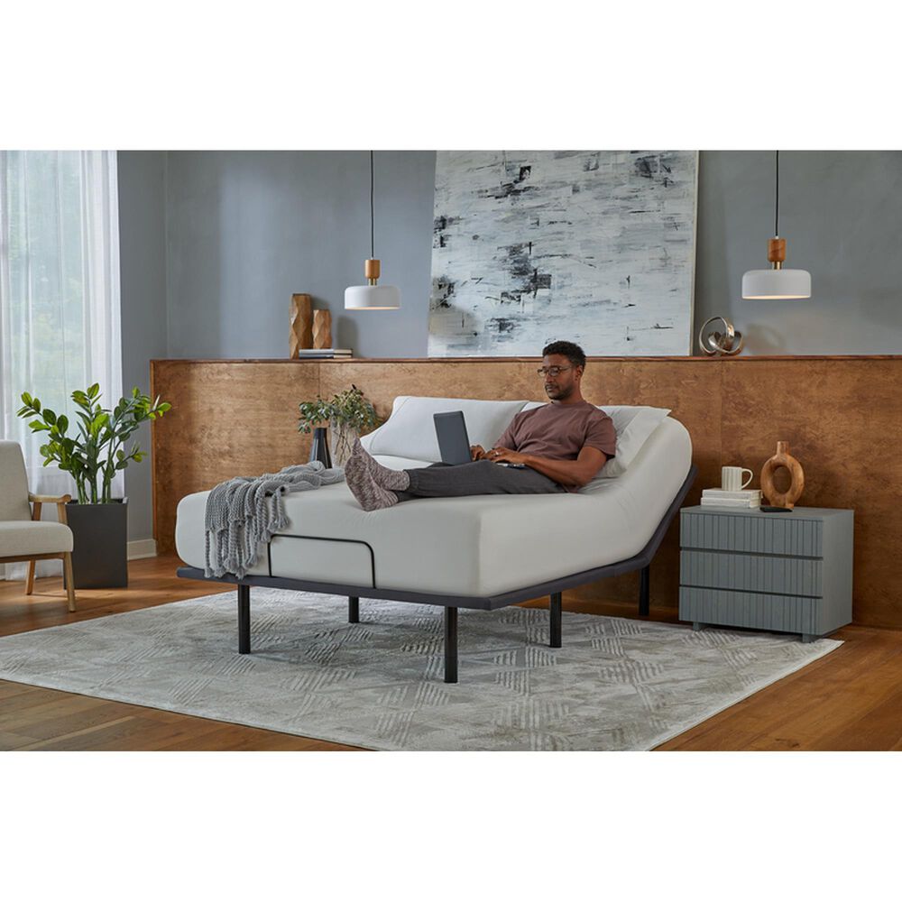 SERTA Split California King Silver Baselogic Adjustable Base, , large