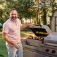 Tytus Anaheim and Emberwood 3-Piece Modular Duo with Charcoal Grill in Gunmetal Gray, , large