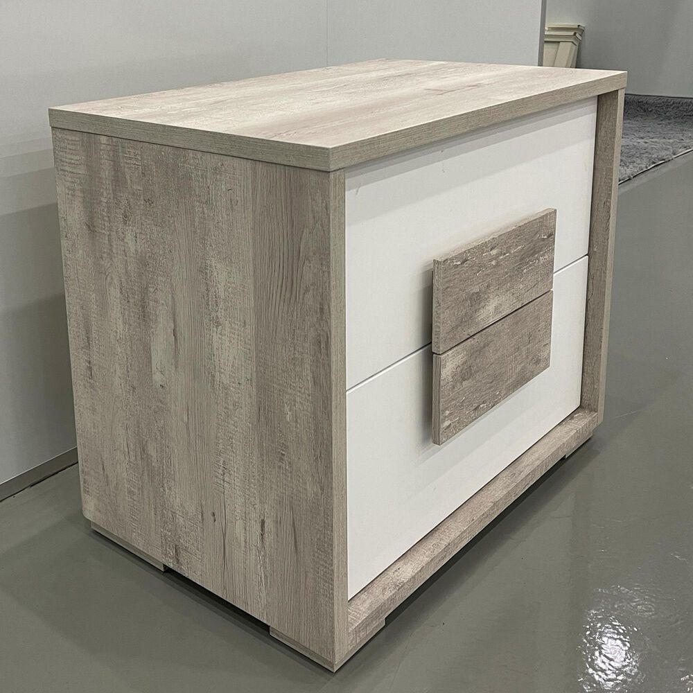 Mayberry Hill San Matteo 5-Piece Twin Bedroom Set in Ash Grey and White, , large