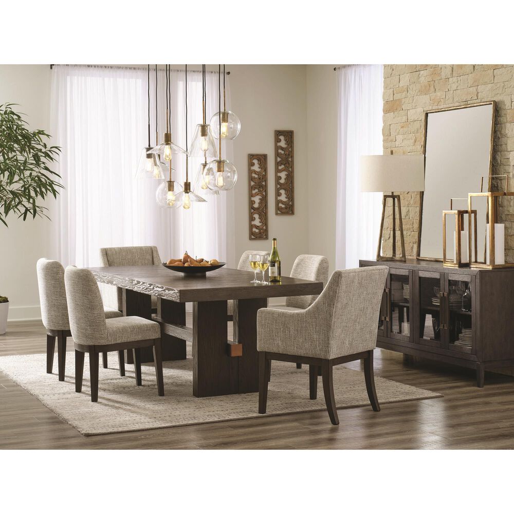 Millenium Burkhaus 7-Piece Dining Set in Dark Brown, , large