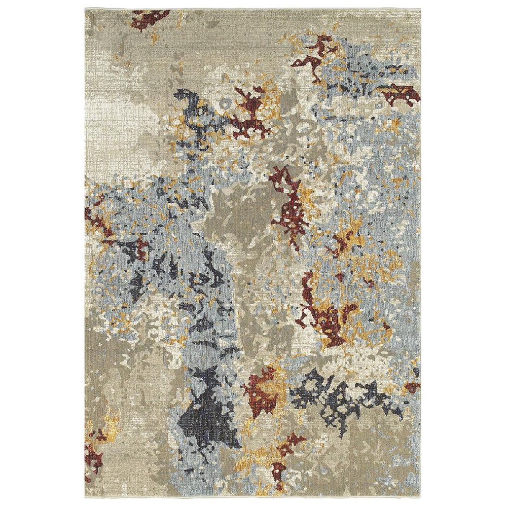 Oriental Weavers Evolution 8043K 3"3" x 5"2" Beige Area Rug, , large
