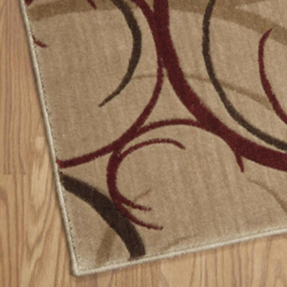 Nourison Somerset ST82 2&#39; x 2&#39;9&quot; Beige Runner, , large