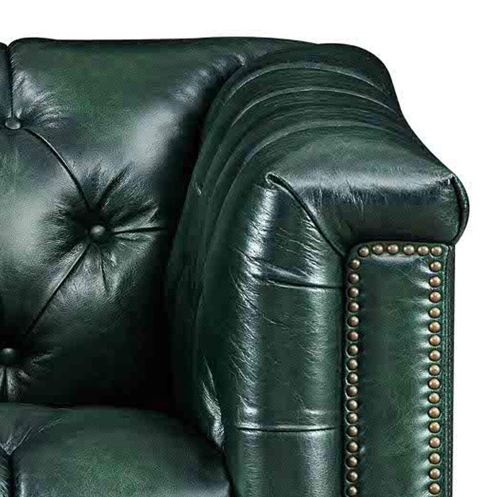 Hydeline Picadilly Stationary Sofa in Emerald Green, , large